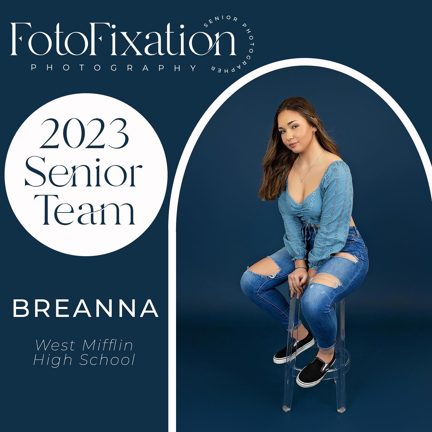 Fotofixation Photography - 2023 Senior Team - Breanna - West Mifflin High School-1